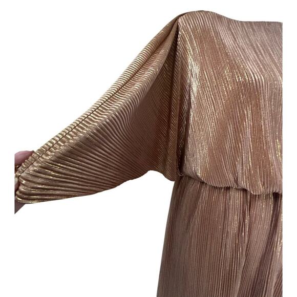 See & Be Seen pleated maxidress, glamorous, statement dress, wedding guest - Picture 4 of 6